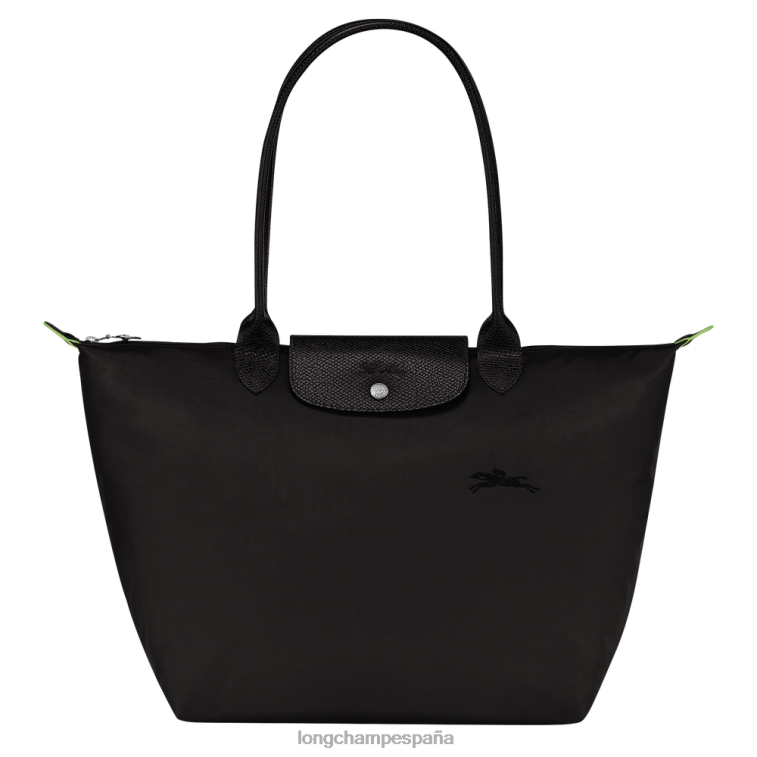 Longchamp bolso tote le pliage verde negro mujer bolsas 064LB30