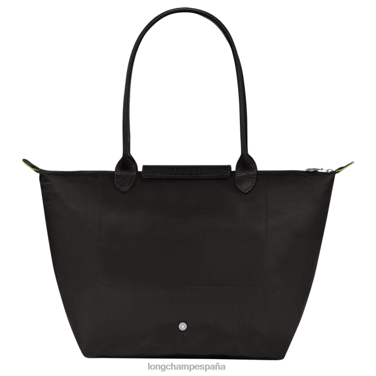 Longchamp bolso tote le pliage verde negro mujer bolsas 064LB30