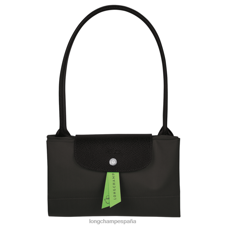 Longchamp bolso tote le pliage verde negro mujer bolsas 064LB30
