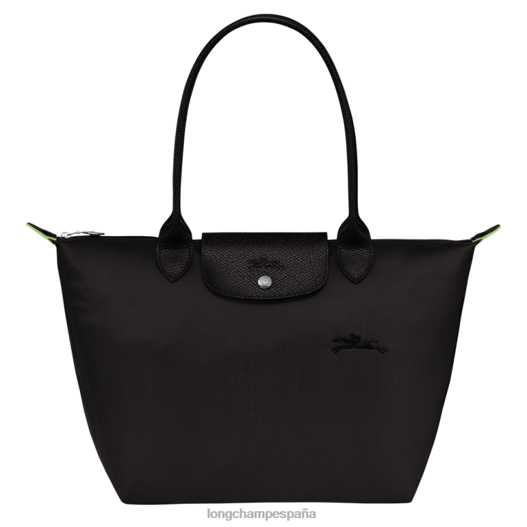 Longchamp bolso tote le pliage verde negro mujer bolsas 064LB409