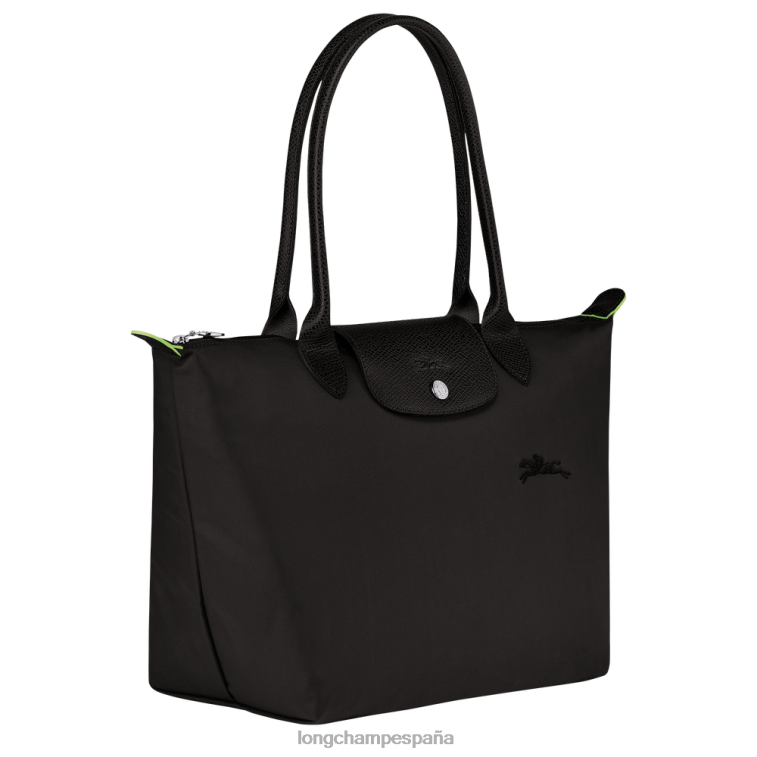Longchamp bolso tote le pliage verde negro mujer bolsas 064LB409