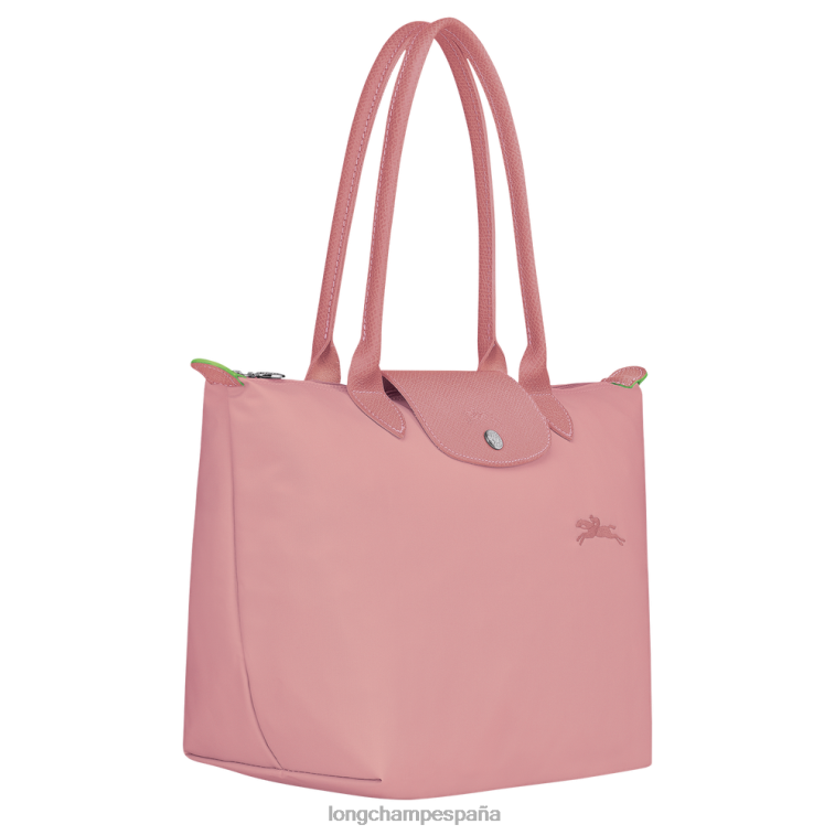 Longchamp bolso tote le pliage verde rosa pétalo mujer bolsas 064LB414