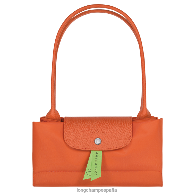 Longchamp bolso tote le pliage verde zanahoria mujer bolsas 064LB407