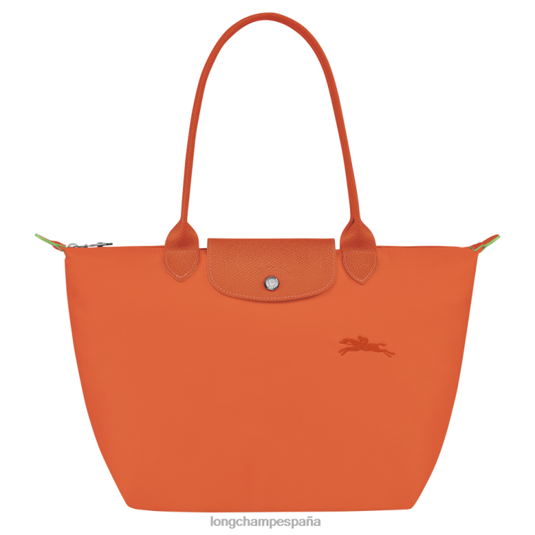 Longchamp bolso tote le pliage verde zanahoria mujer bolsas 064LB413