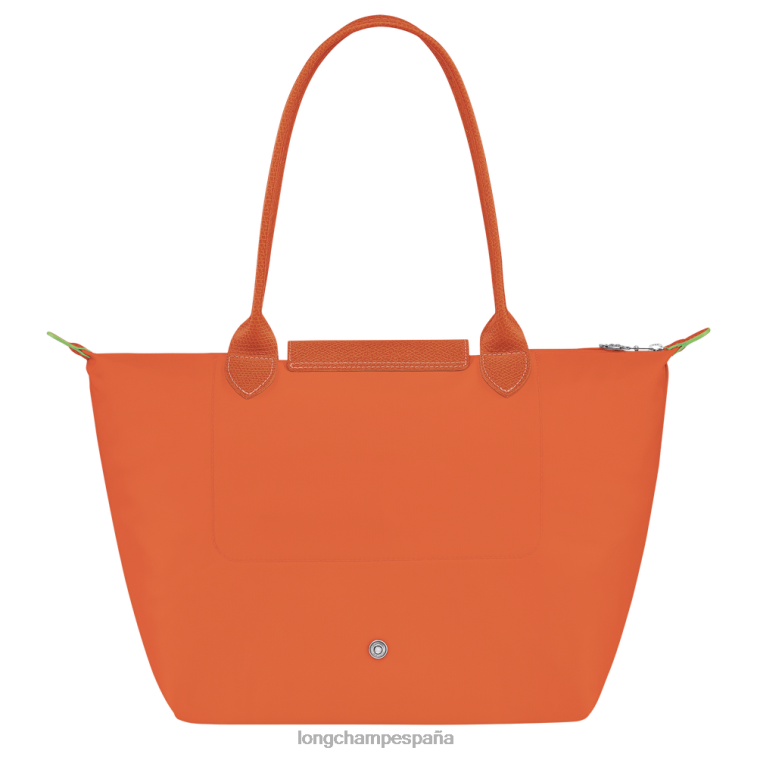 Longchamp bolso tote le pliage verde zanahoria mujer bolsas 064LB413
