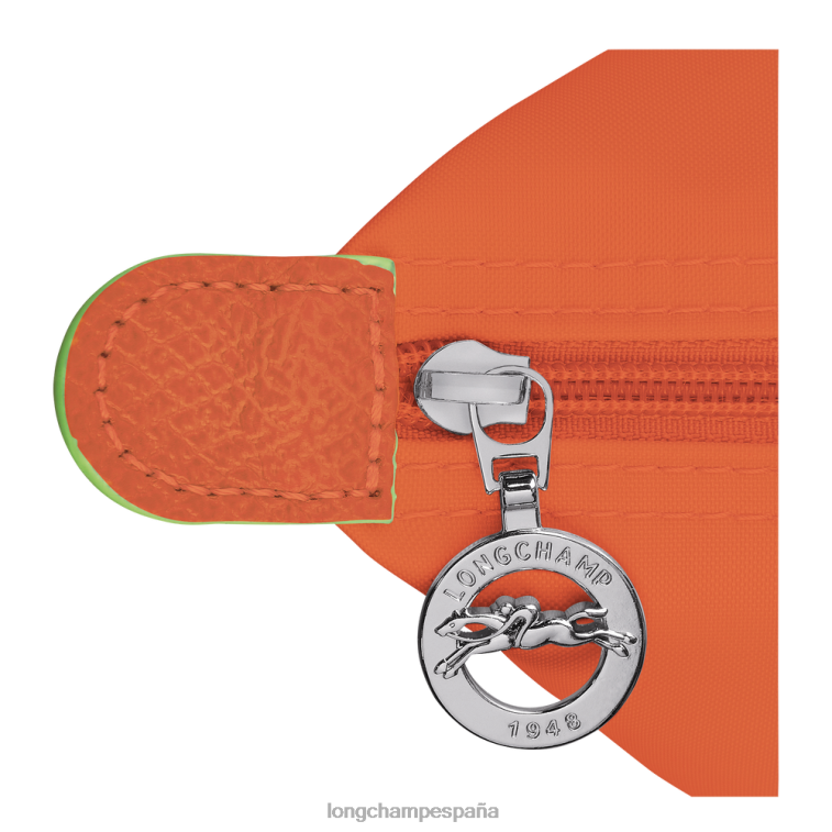 Longchamp bolso tote le pliage verde zanahoria mujer bolsas 064LB413