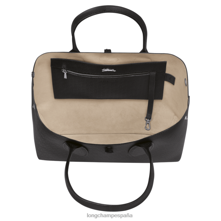 Longchamp bolso tote rosa negro mujer bolsas 064LB368