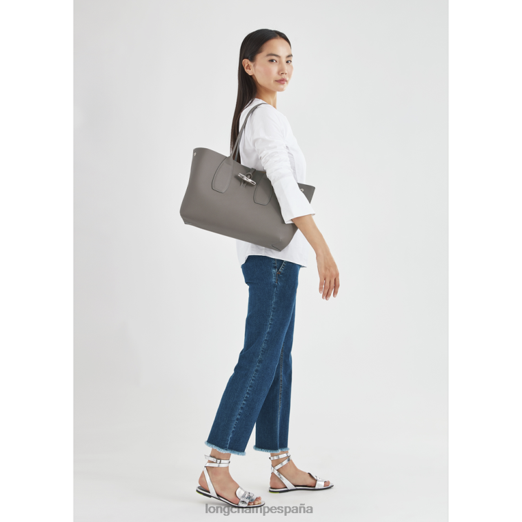 Longchamp bolso tote rosa tórtola mujer bolsas 064LB370