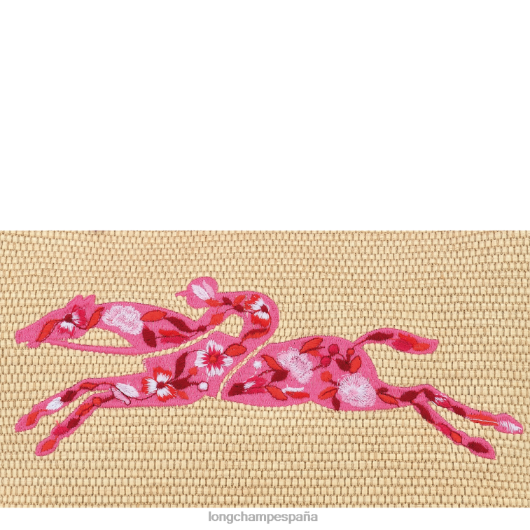 Longchamp bolsa tipo cesta le panier pliage fucsia mujer bolsas 064LB62