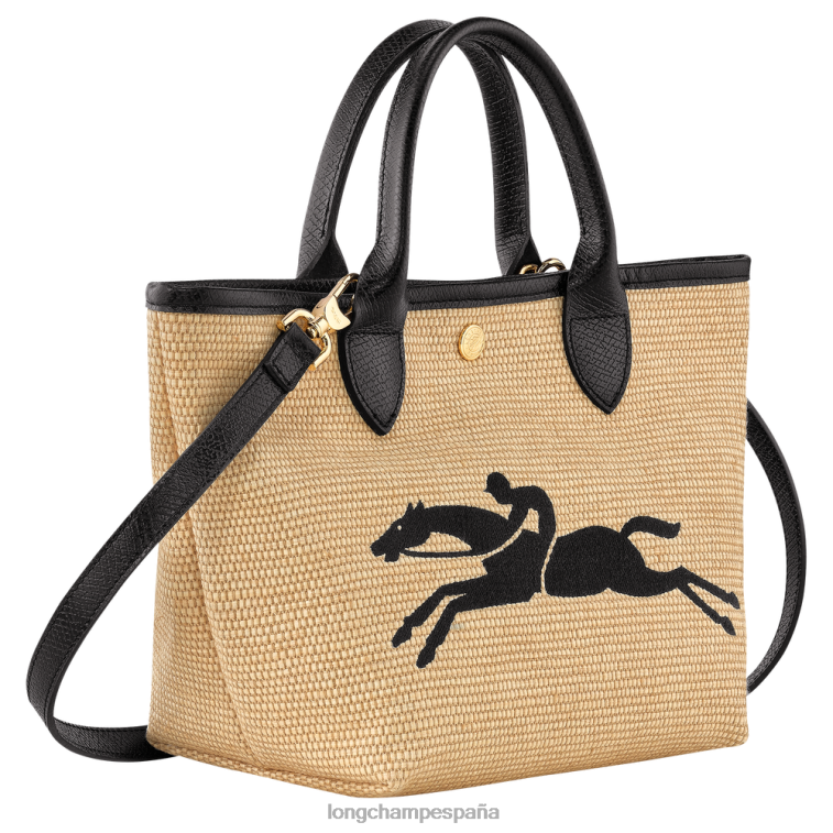 Longchamp bolsa tipo cesta le panier pliage negro mujer bolsas 064LB28