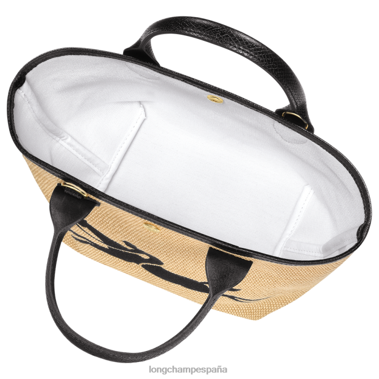 Longchamp bolsa tipo cesta le panier pliage negro mujer bolsas 064LB28