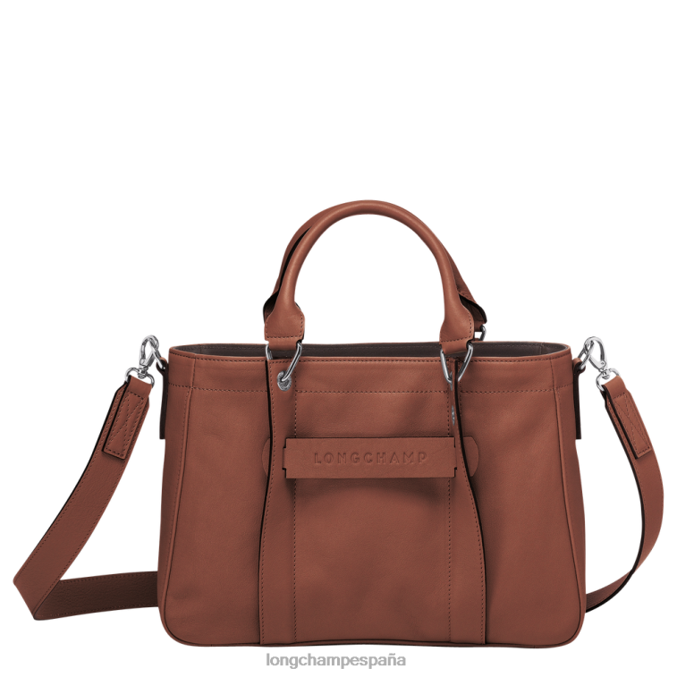 Longchamp bolso 3d coñac mujer bolsas 064LB180