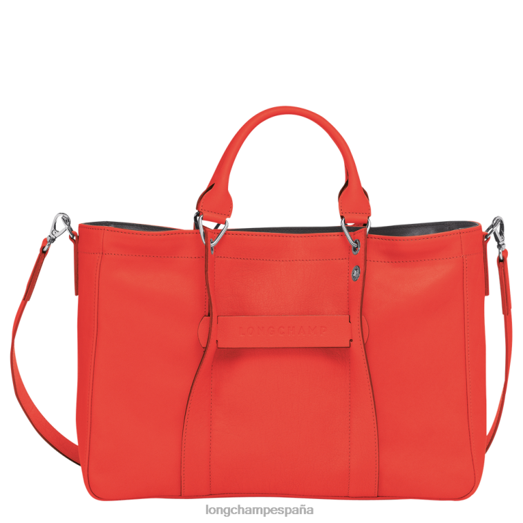 Longchamp bolso 3d naranja mujer bolsas 064LB184