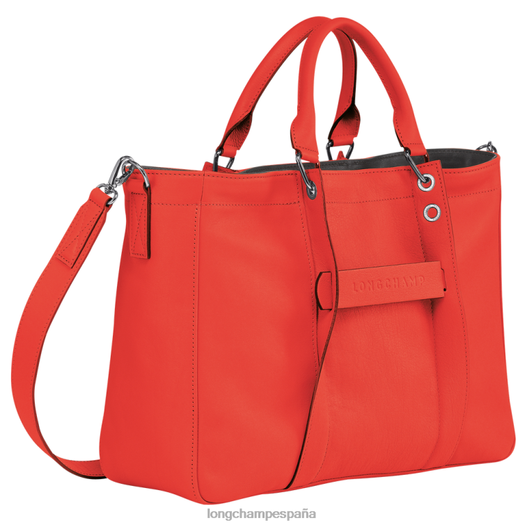 Longchamp bolso 3d naranja mujer bolsas 064LB184