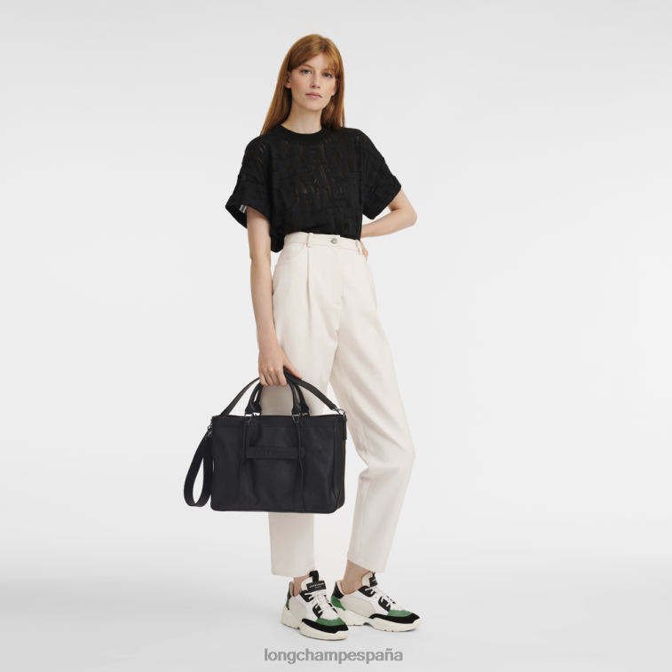 Longchamp bolso 3d negro mujer bolsas 064LB181