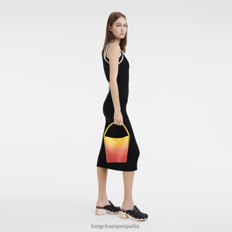 Longchamp bolso bombonera epuré Amarillo naranja mujer bolsas 064LB133