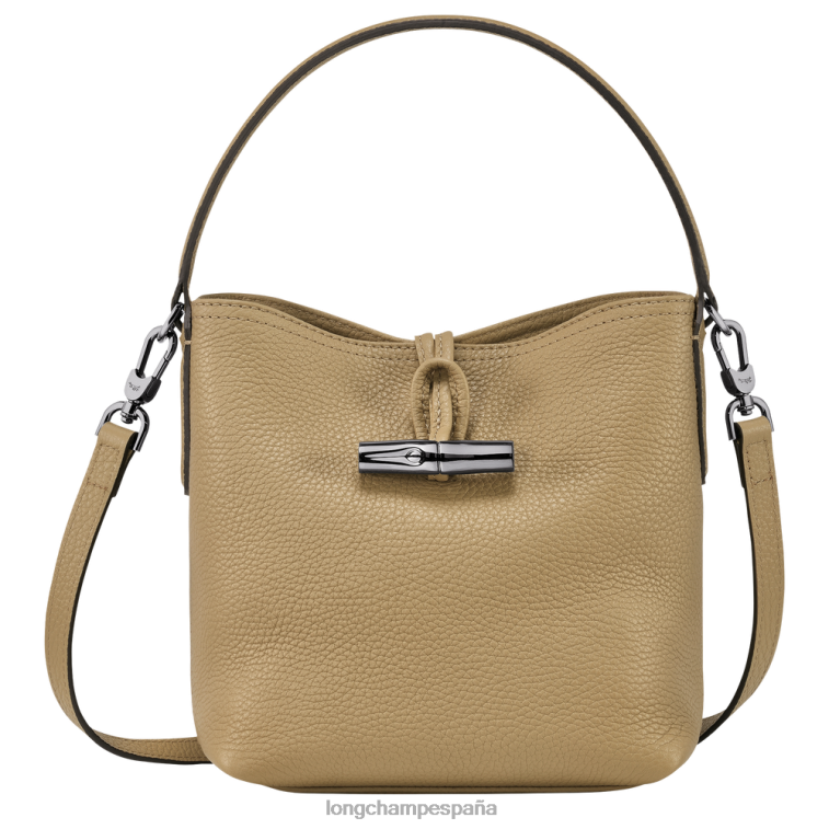 Longchamp bolso bombonera roseau esencial beige mujer bolsas 064LB93