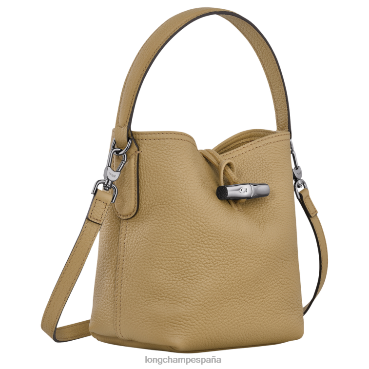 Longchamp bolso bombonera roseau esencial beige mujer bolsas 064LB93