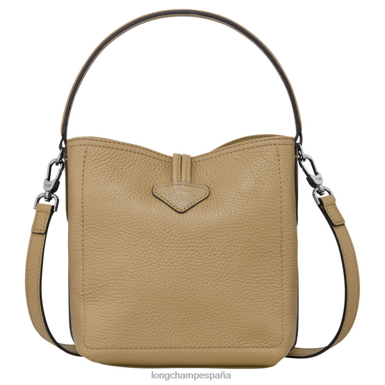 Longchamp bolso bombonera roseau esencial beige mujer bolsas 064LB93