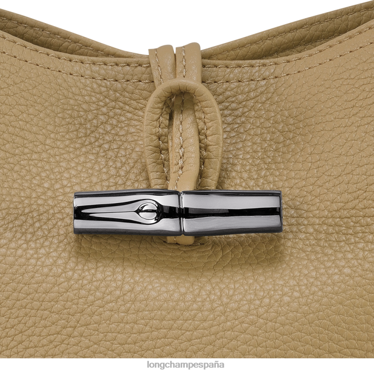 Longchamp bolso bombonera roseau esencial beige mujer bolsas 064LB93