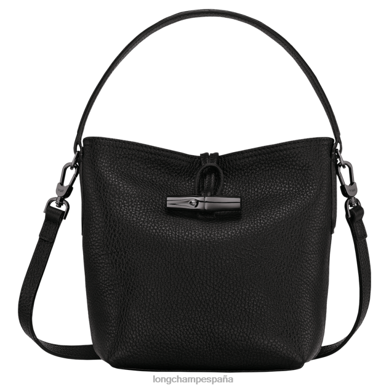 Longchamp bolso bombonera roseau esencial negro mujer bolsas 064LB92