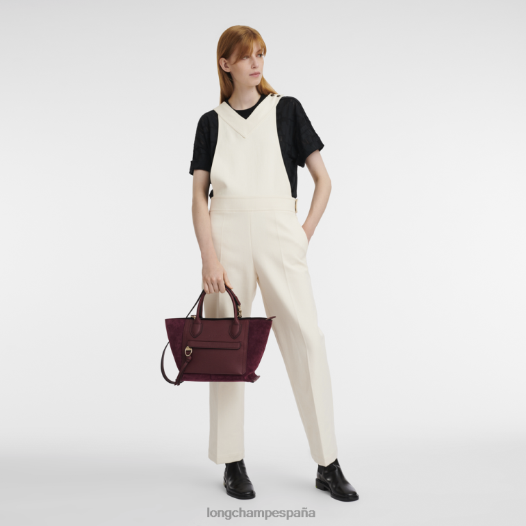 Longchamp bolso de buzón borgoña mujer bolsas 064LB159