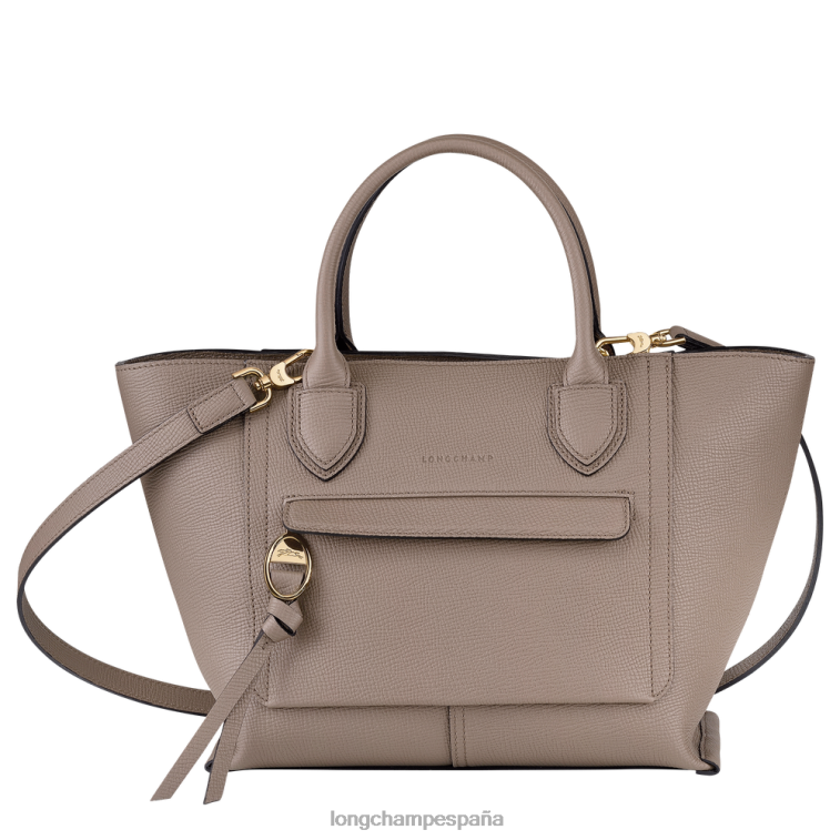 Longchamp bolso de buzón gris pardo mujer bolsas 064LB168
