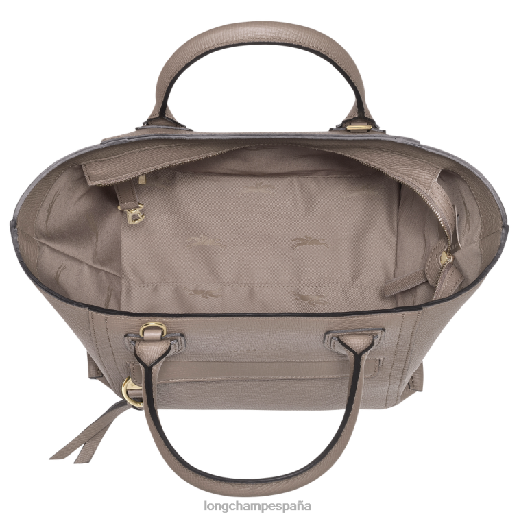 Longchamp bolso de buzón gris pardo mujer bolsas 064LB168