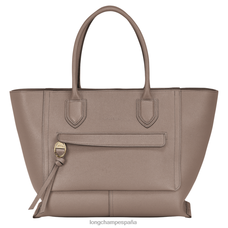 Longchamp bolso de buzón gris pardo mujer bolsas 064LB172