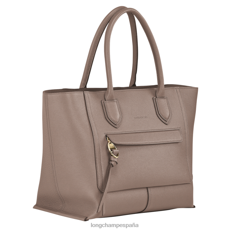 Longchamp bolso de buzón gris pardo mujer bolsas 064LB172