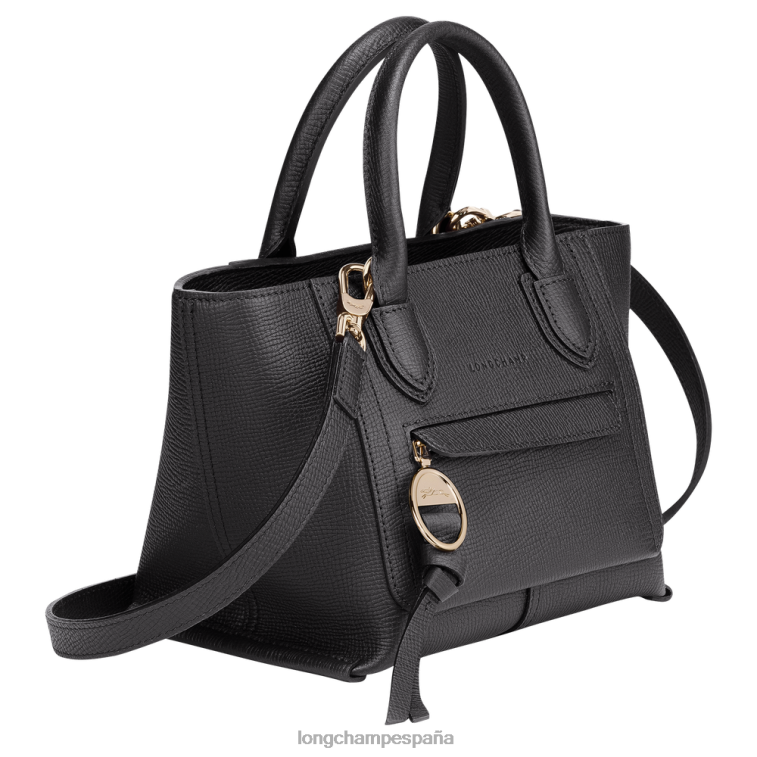 Longchamp bolso de buzón negro mujer bolsas 064LB163