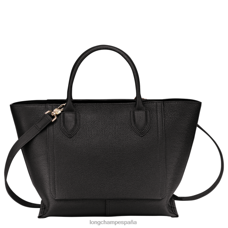 Longchamp bolso de buzón negro mujer bolsas 064LB167