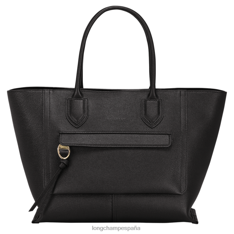 Longchamp bolso de buzón negro mujer bolsas 064LB171