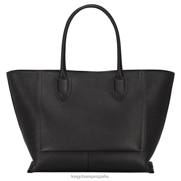 Longchamp bolso de buzón negro mujer bolsas 064LB171