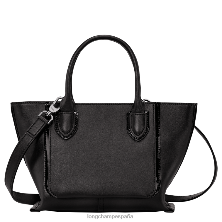 Longchamp bolso de buzón negro mujer bolsas 064LB175