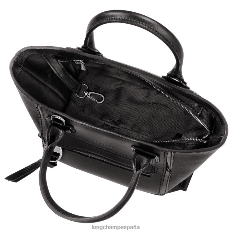 Longchamp bolso de buzón negro mujer bolsas 064LB175