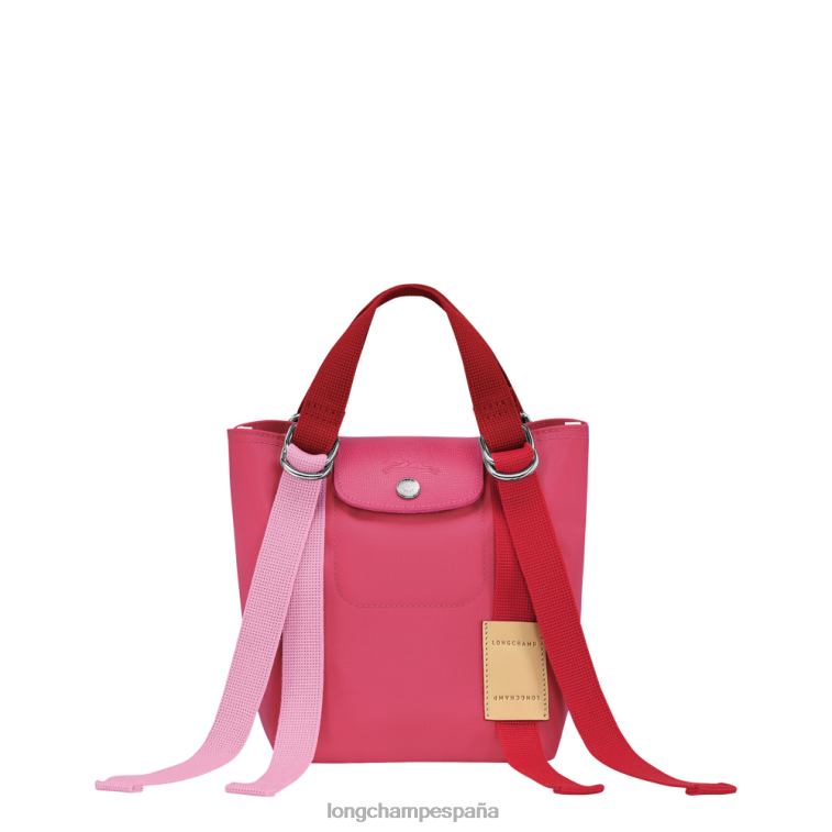 Longchamp bolso de mano le pliage re-play fucsia mujer bolsas 064LB45