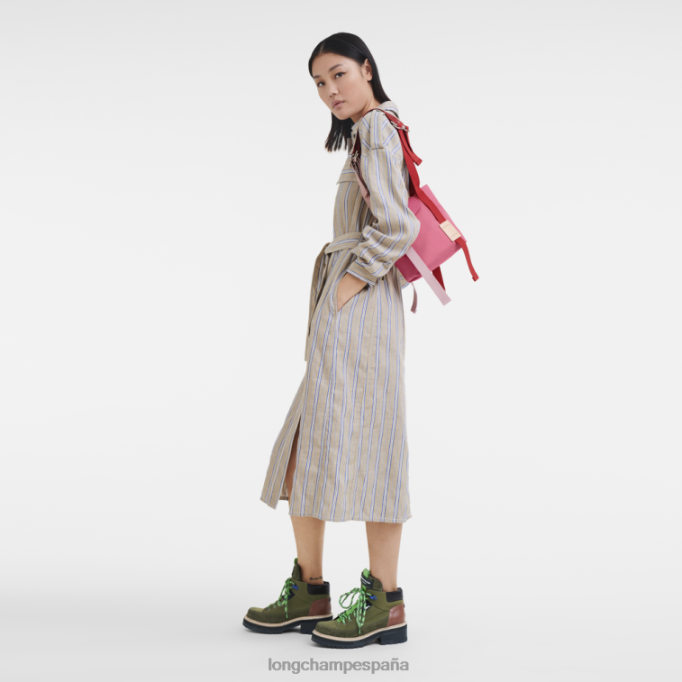 Longchamp bolso de mano le pliage re-play fucsia mujer bolsas 064LB45