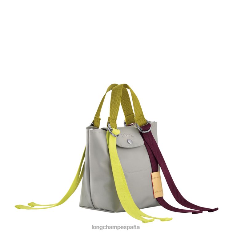 Longchamp bolso de mano le pliage re-play gris mujer bolsas 064LB43