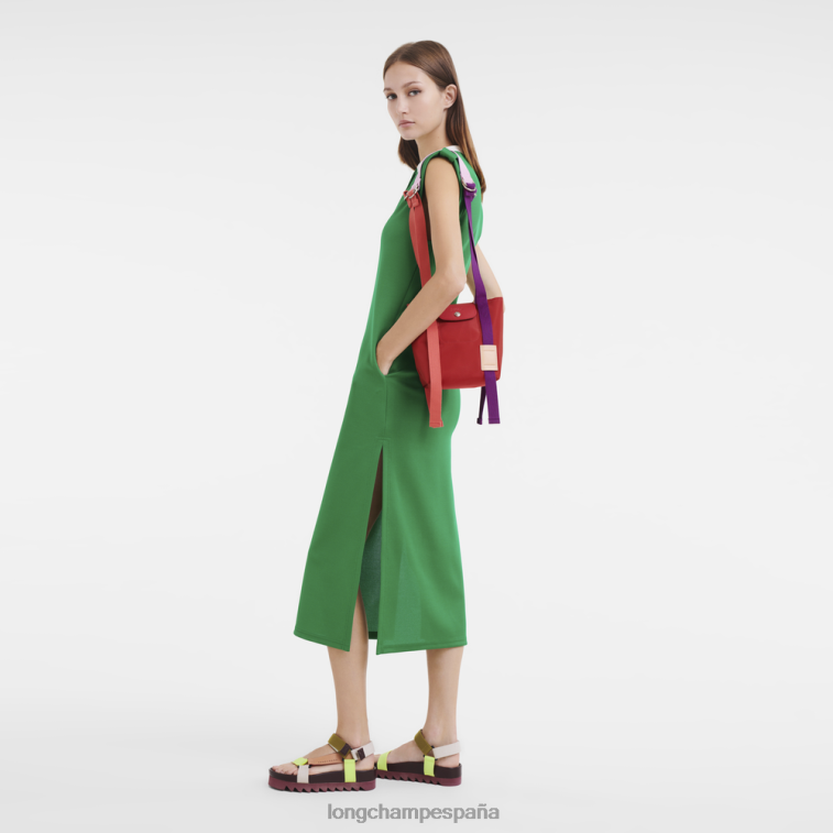 Longchamp bolso de mano le pliage re-play rojo mujer bolsas 064LB47