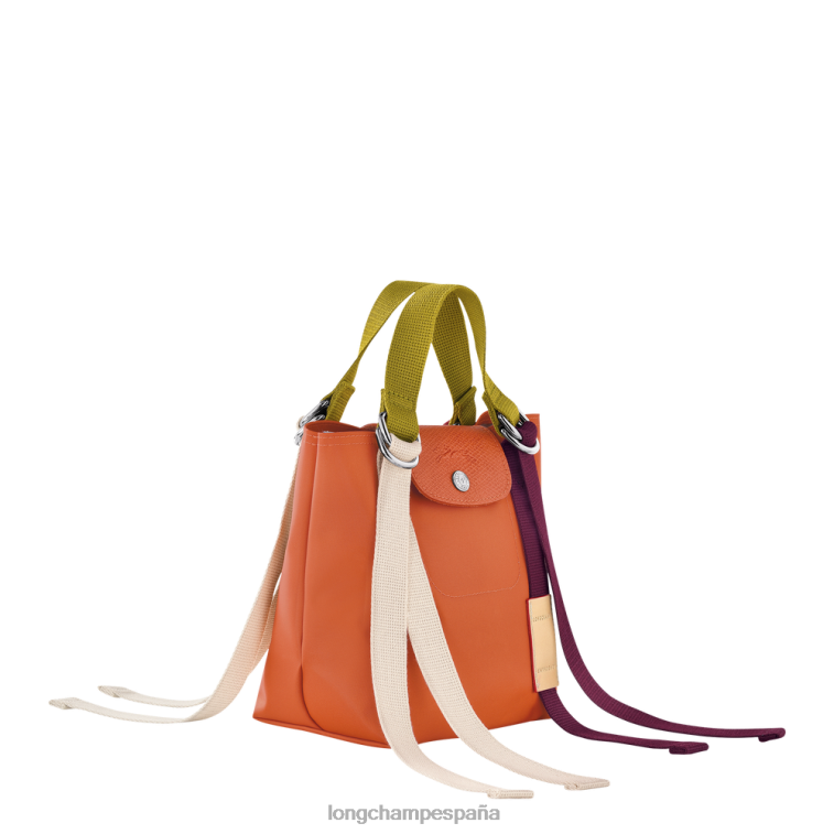 Longchamp bolso de mano le pliage re-play zanahoria mujer bolsas 064LB48