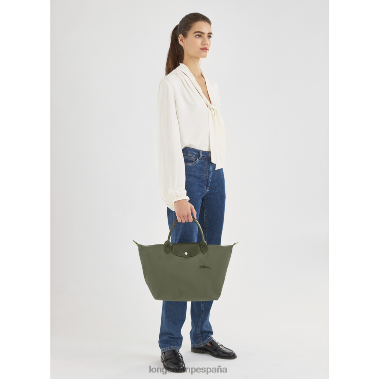 Longchamp bolso le pliage verde bosque mujer bolsas 064LB193