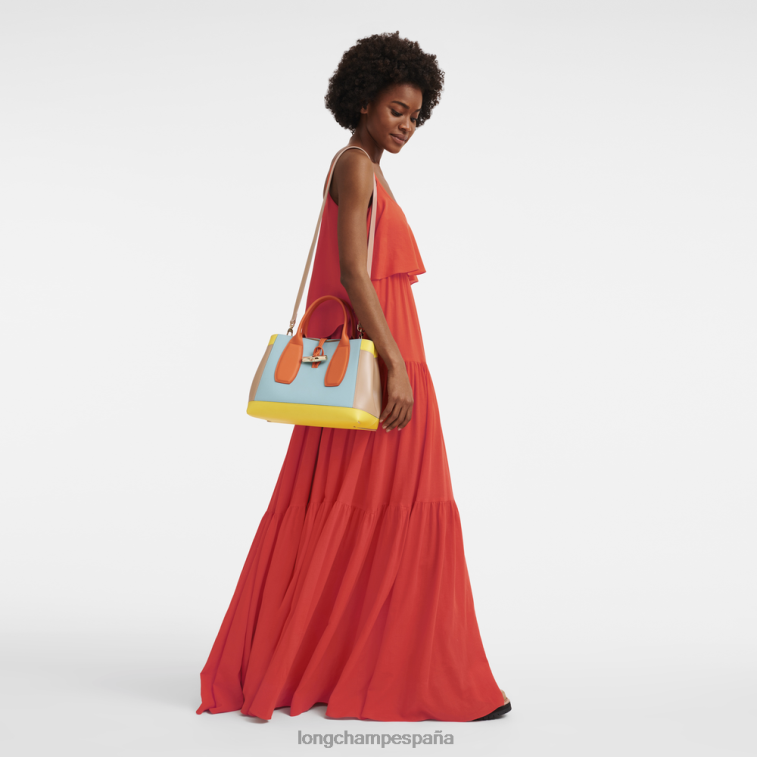 Longchamp bolso rosa multicolor mujer bolsas 064LB96