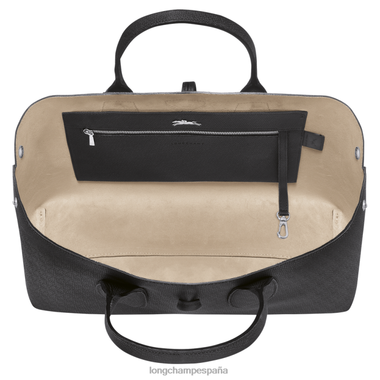 Longchamp bolso rosa negro mujer bolsas 064LB109