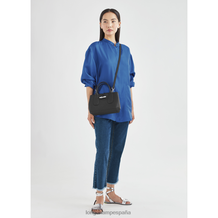 Longchamp bolso rosa negro mujer bolsas 064LB112