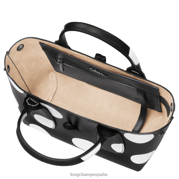 Longchamp bolso rosa negro mujer bolsas 064LB123