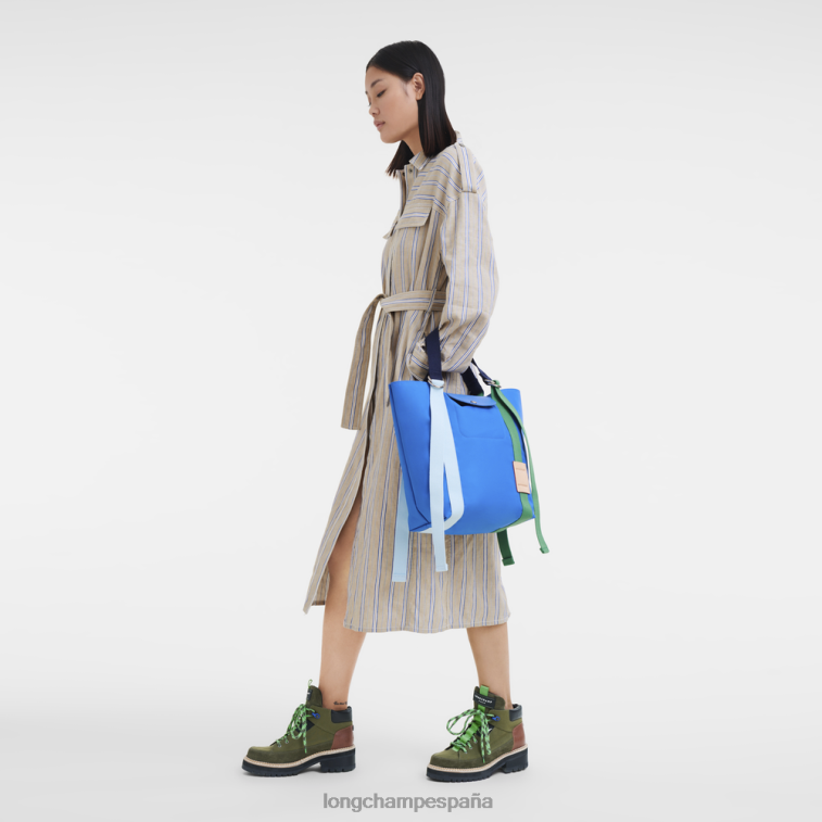 Longchamp bolso tote le pliage re-play azul mujer bolsas 064LB50