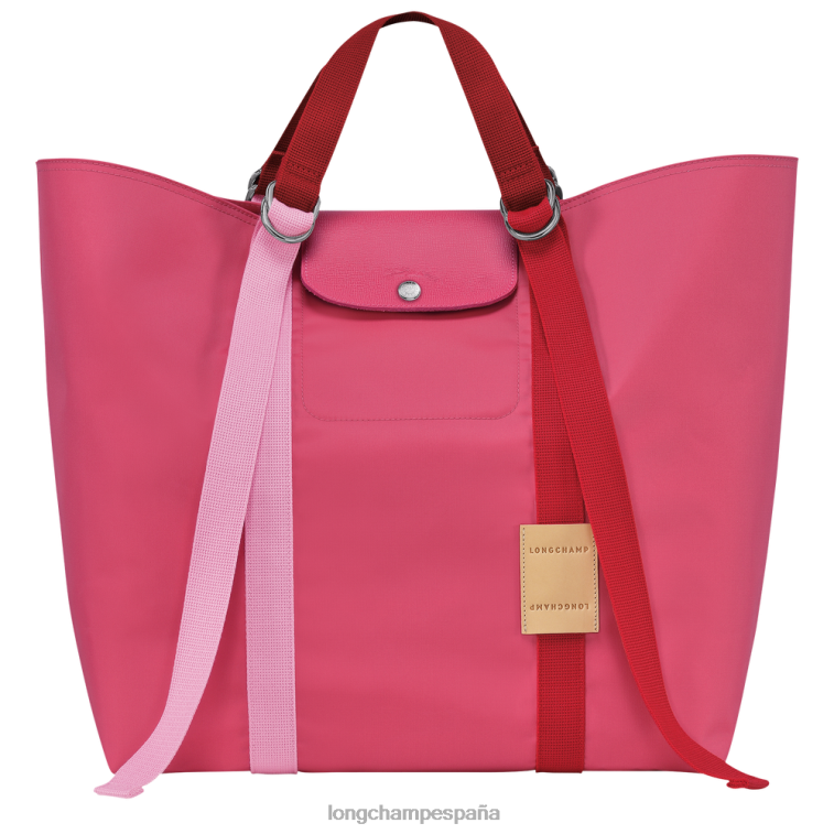 Longchamp bolso tote le pliage re-play fucsia mujer bolsas 064LB56