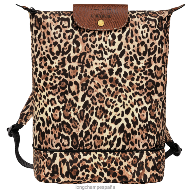 Longchamp X D'heygere bolso cruzado/mochila estampado de pantera mujer bolsas 064LB322