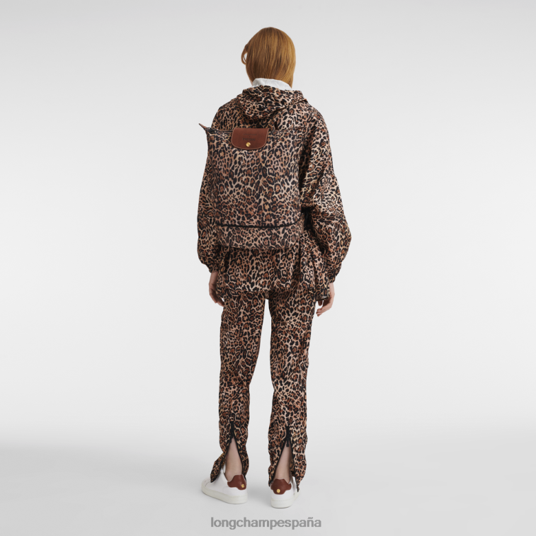 Longchamp X D'heygere bolso cruzado/mochila estampado de pantera mujer bolsas 064LB322